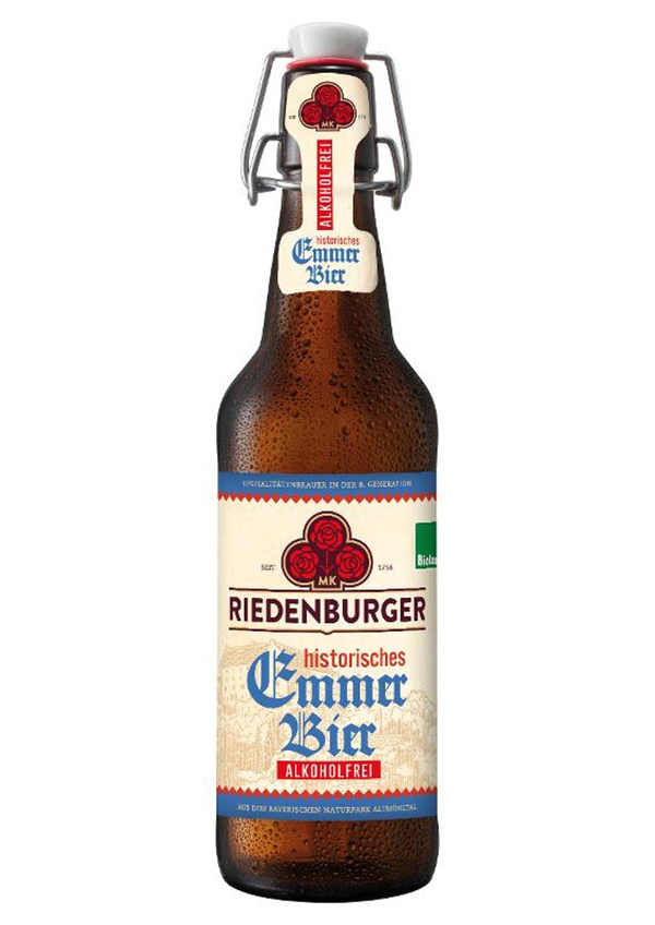 Produktfoto zu Riedenburger Emmerbier alkoholfrei 0,5L