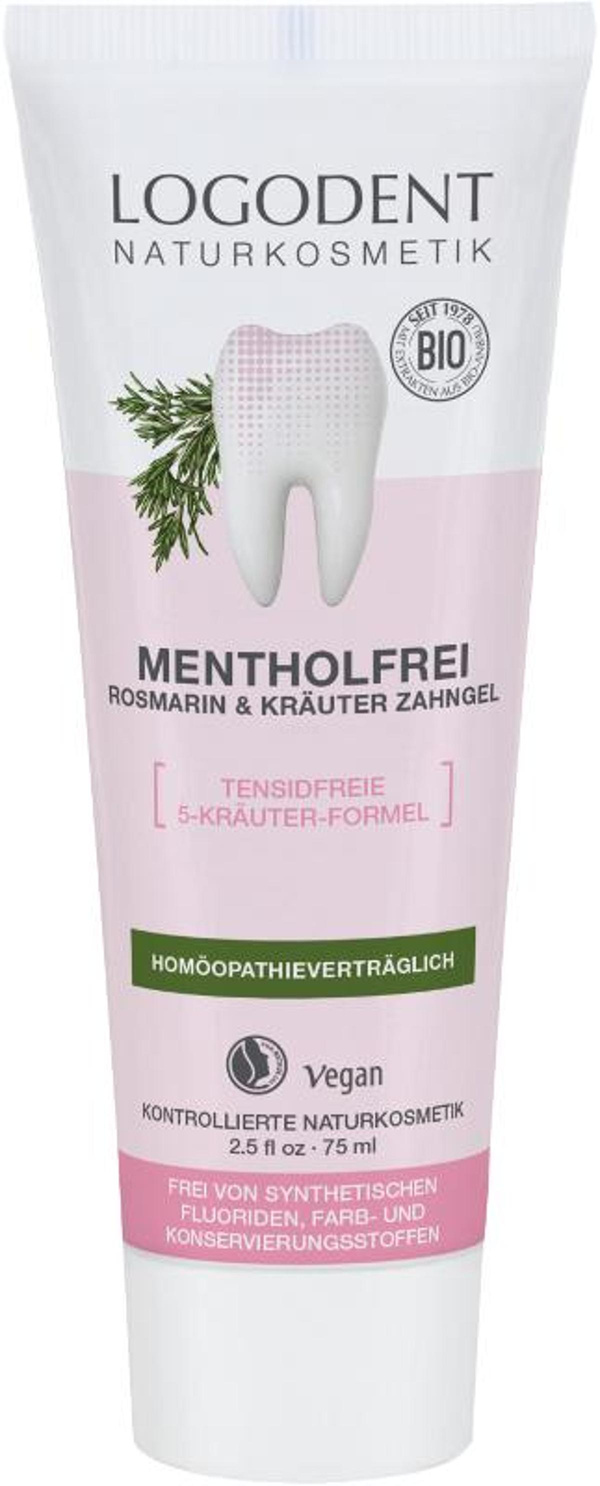 Produktfoto zu MENTHOLFREI Rosmarin & Kräuter Zahngel 75ml