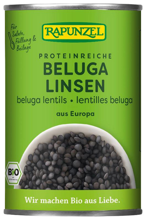 Produktfoto zu Belugalinsen 400g