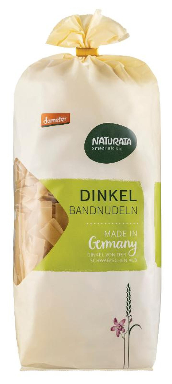 Produktfoto zu Dinkel Bandnudeln 500g