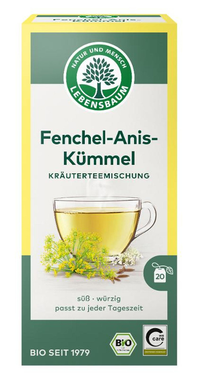Produktfoto zu Fenchel-Anis-Kümmel Kräuterteemischung 20 Beutel