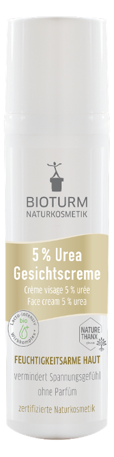 Produktfoto zu Bioturm Urea Gesichts Creme 5 % 75ml