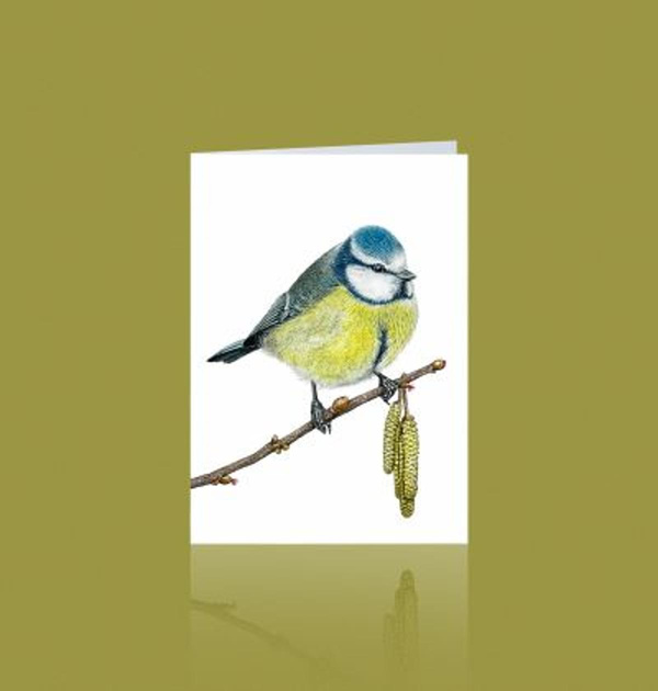 Produktfoto zu Grußkarte Meisen