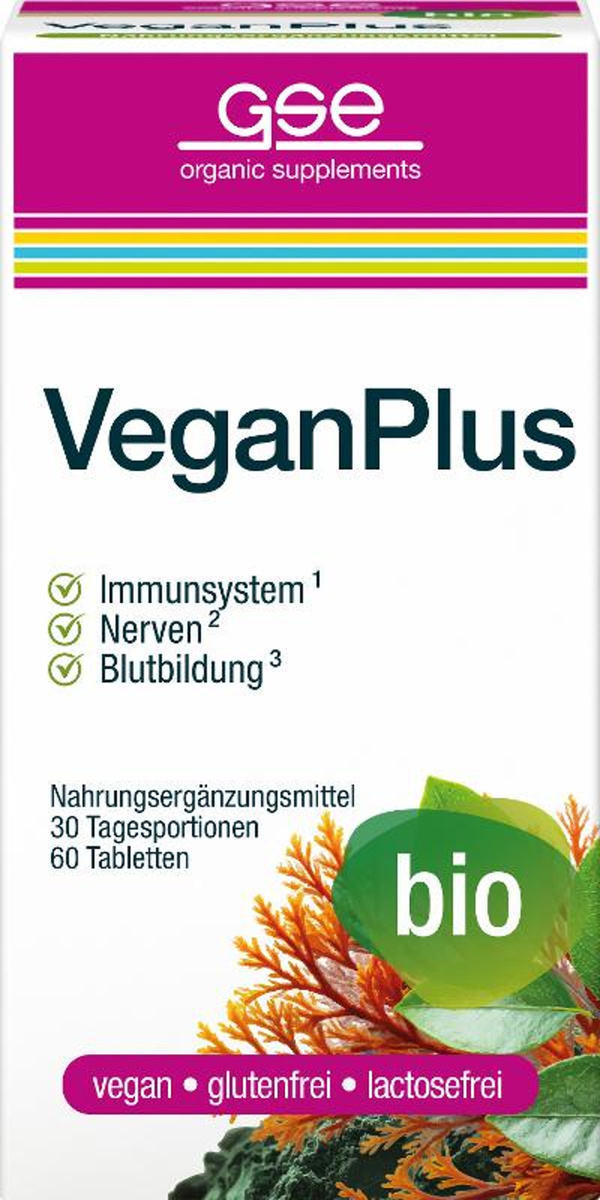 Produktfoto zu VeganPlus 60 Tabletten