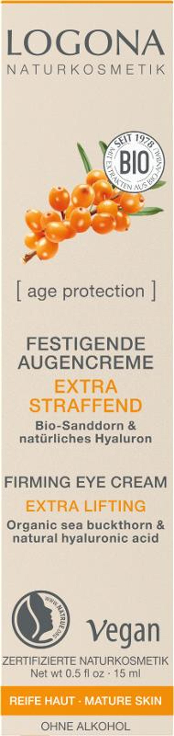 Produktfoto zu [age protection] Straffende Augencreme Sanddorn & Hyaluron 15ml