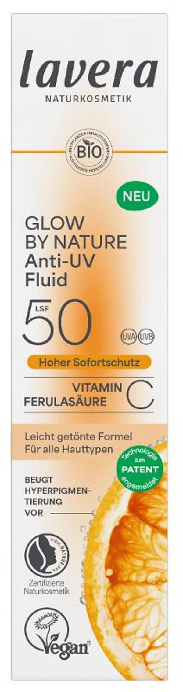 Produktfoto zu Lavera Glow by nature Fluid LSF 50 40 ml