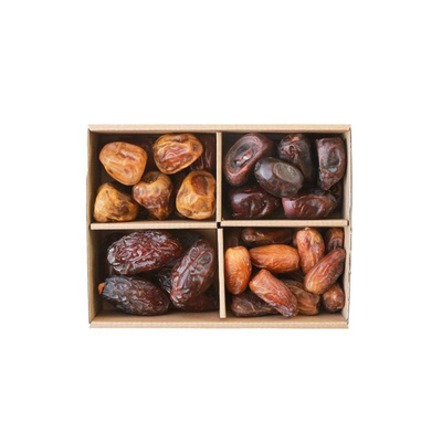 Produktfoto zu Datteln Probierpaket (1) 4 Sorten 4x100g