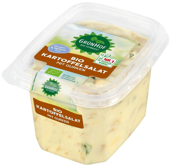 Produktfoto zu Kartoffelsalat mit Ei und Gurke 400g