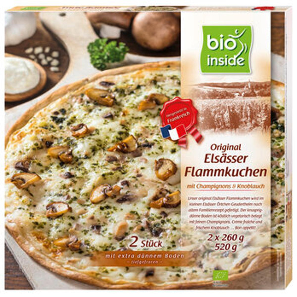 Produktfoto zu Flammkuchen Champignon 260g