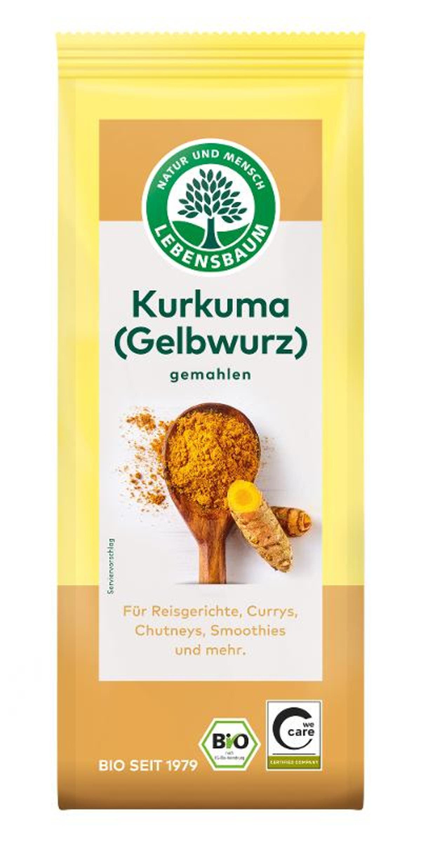 Produktfoto zu Kurkuma (Gelbwurz) gemahlen 50g