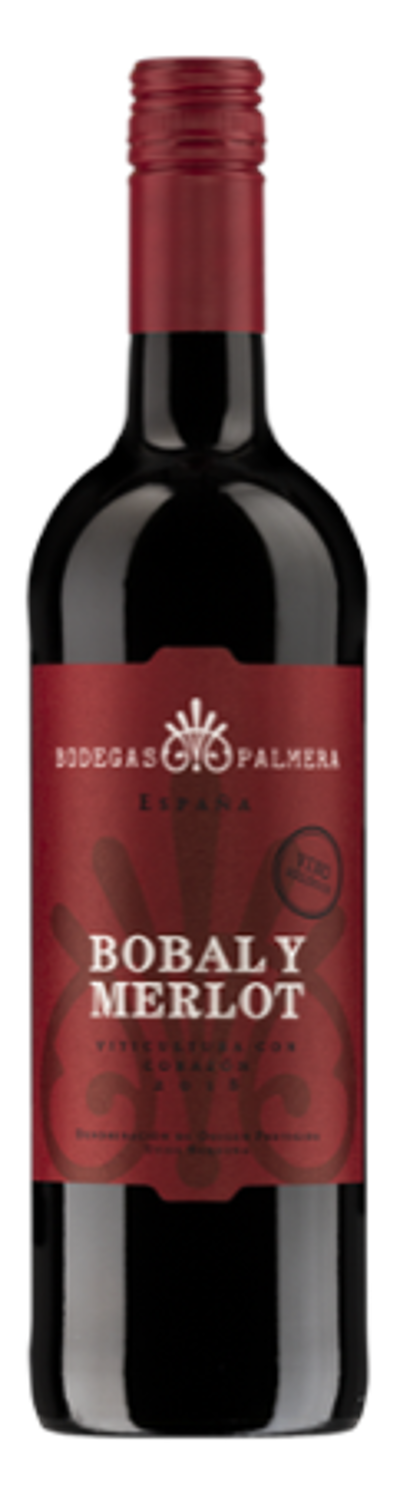 Produktfoto zu Bodegas Palmera BOBAL Y MERLOT 0,75L