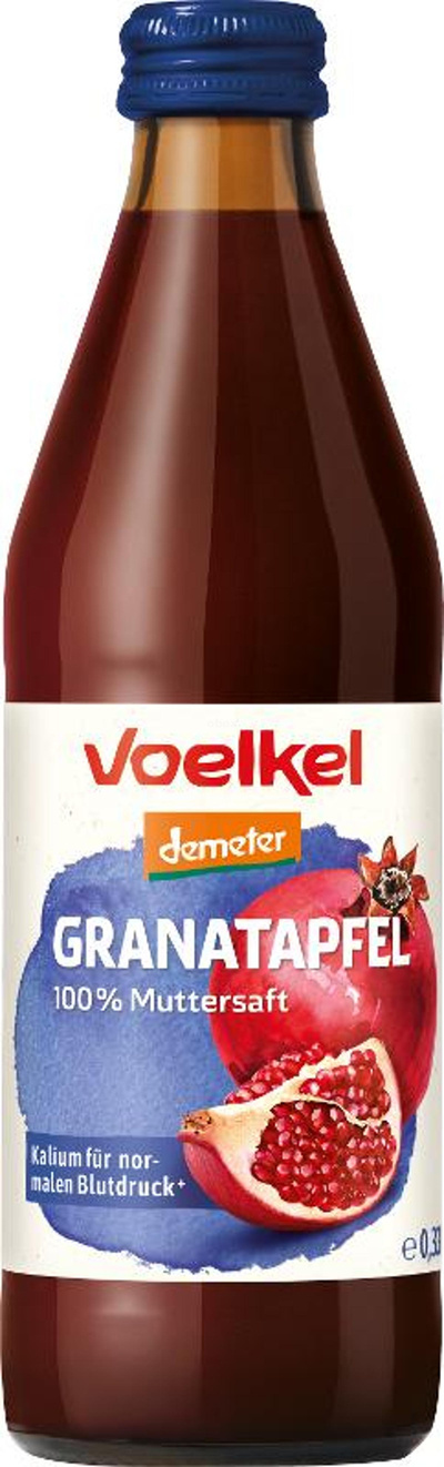 Produktfoto zu Granatapfel 100% Muttersaft 330ml