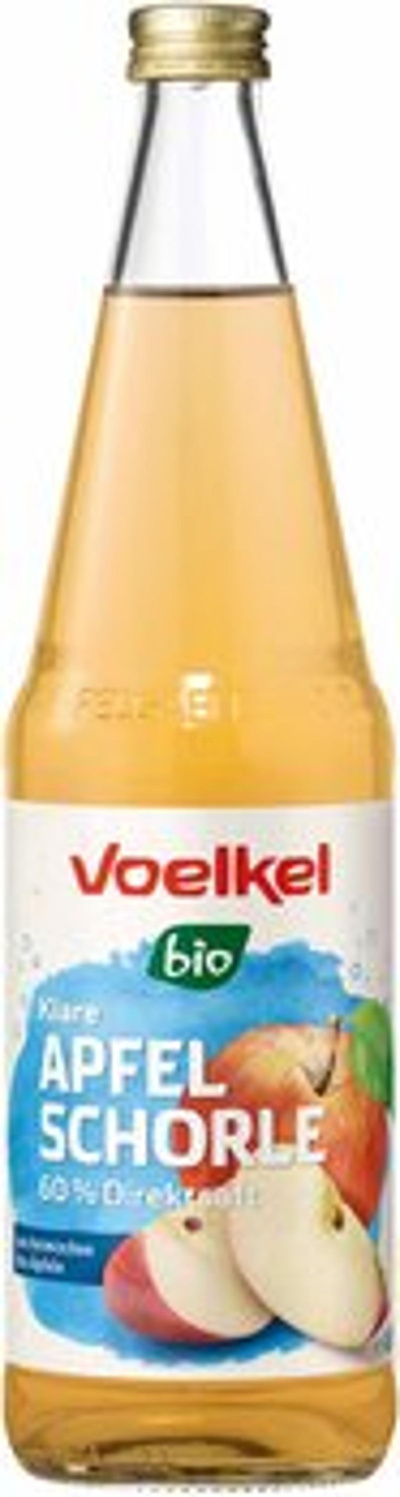Produktfoto zu Klare Apfel-Schorle 60% Direktsaft Kiste 6*0,7L
