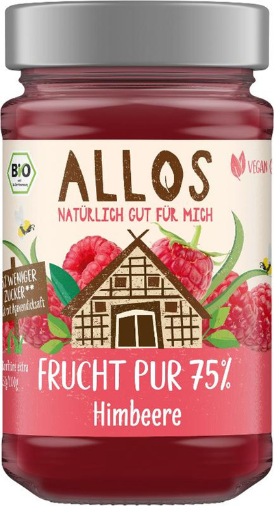 Produktfoto zu Frucht Pur 75% Himbeere 250g