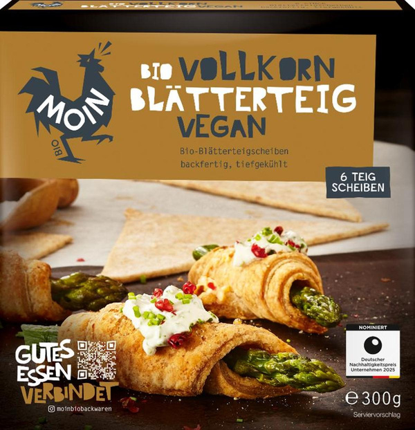 Produktfoto zu TK Vollkorn-Blätterteig began 6 Teigscheiben