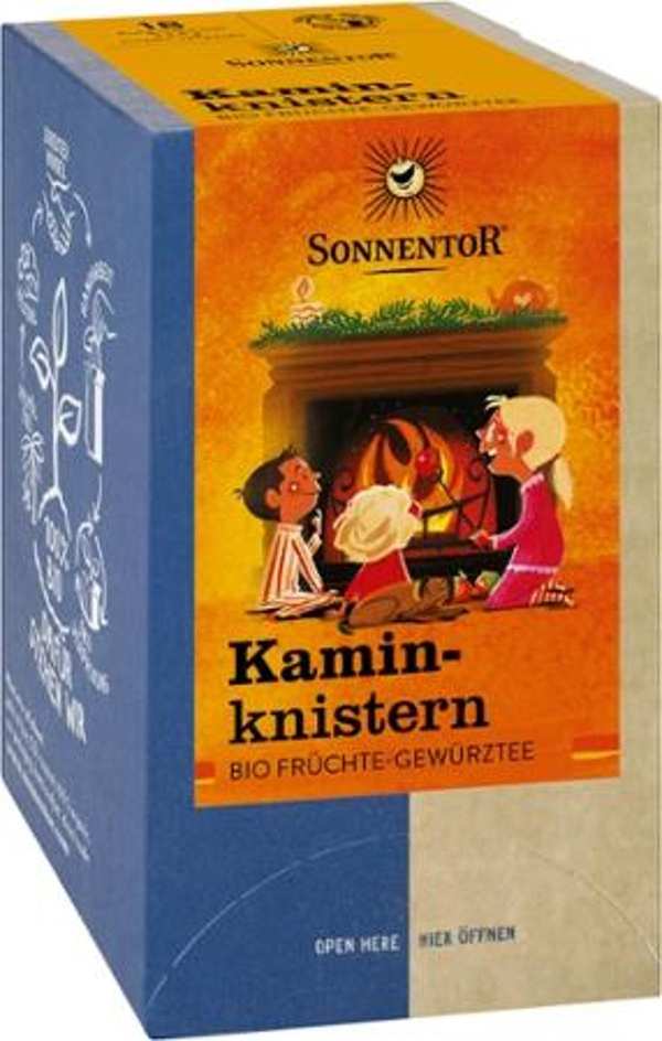 Produktfoto zu Kaminknistern Früchtetee 18 Beutel