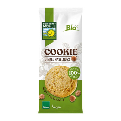 Produktfoto zu Cookie Dinkel Haselnuss 175g