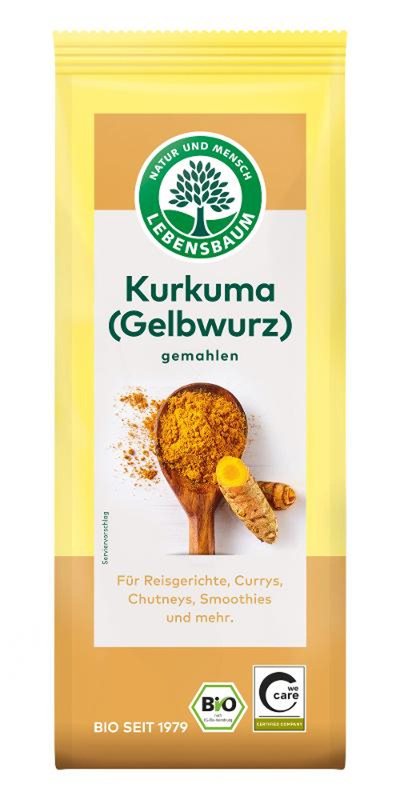 Produktfoto zu Kurkuma (Gelbwurz) gemahlen 50g