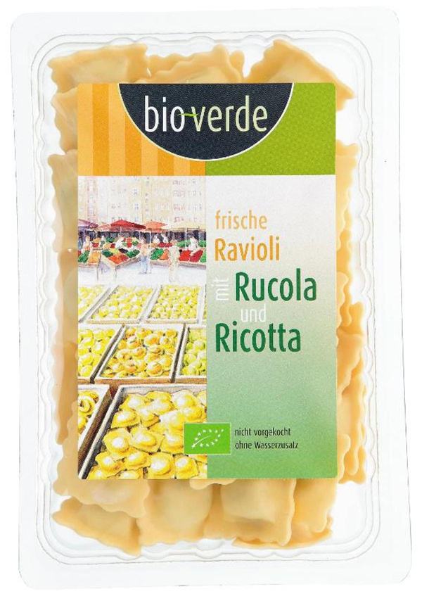 Produktfoto zu Frische Ravioli mit Rucola und Ricotta 250g