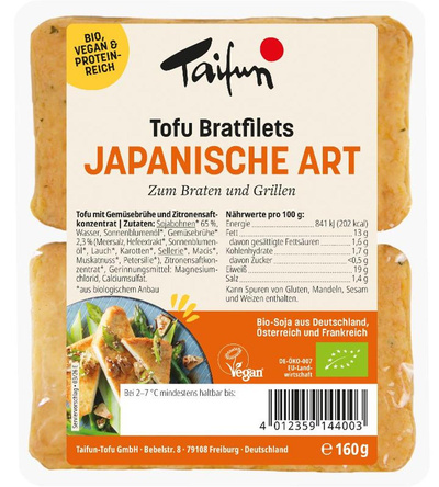 Produktfoto zu Bratfilets japanische Art 160g