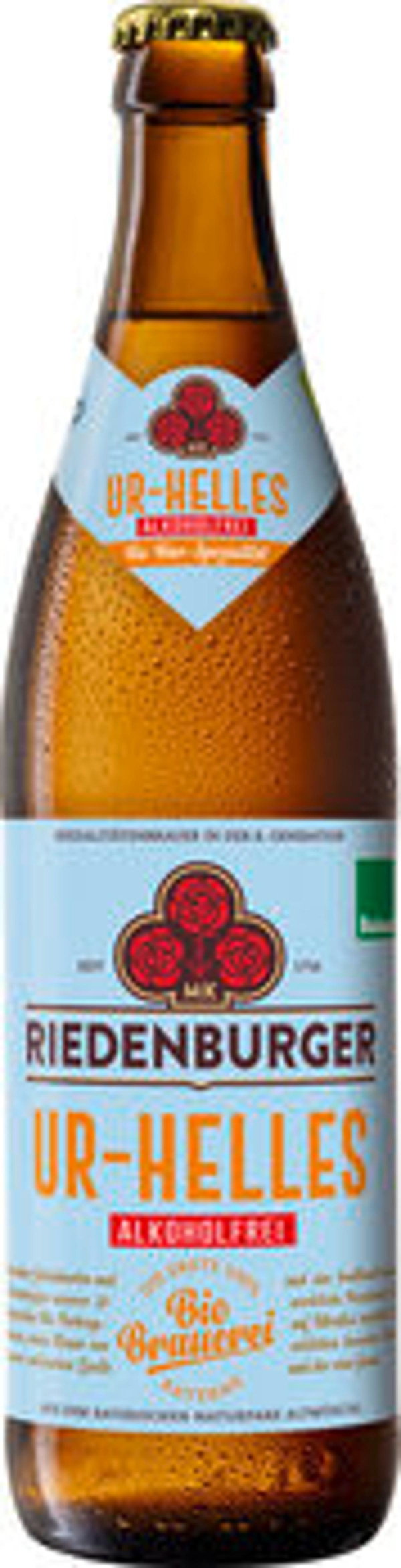 Produktfoto zu Riedenburger Helles alkoholfrei Kiste 10*0,5l