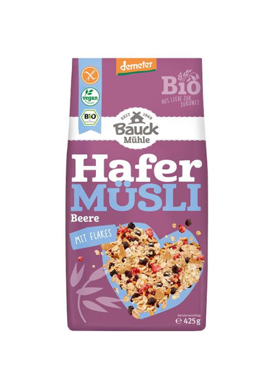Produktfoto zu Beeren-Hafer-Müsli 425g