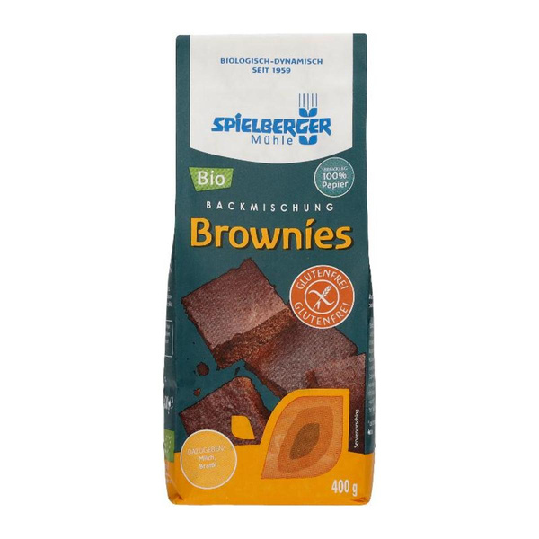 Produktfoto zu Backmischung Brownies glutenfrei 400g