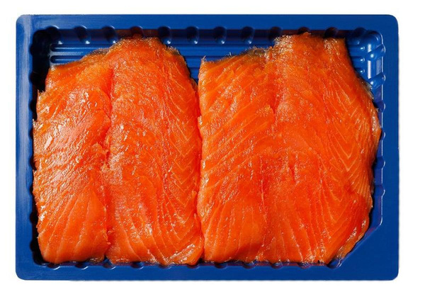 Produktfoto zu Lachs in Scheiben - 500 g in der Frischebox