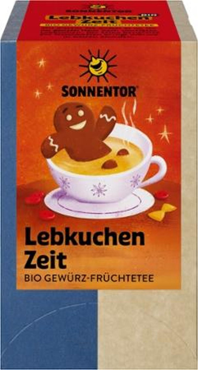Produktfoto zu Sonnentor Lebkuchen Zeit Tee 18 Beutel