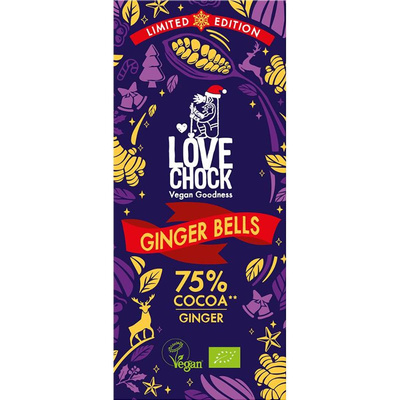 Produktfoto zu Lovechock Ginger Bells 75% 70g