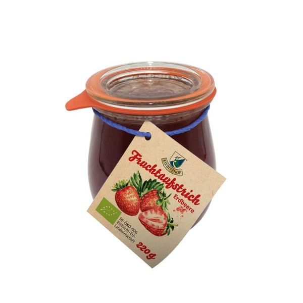 Produktfoto zu Fruchtaufstrich Erdbeer 220g