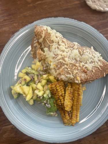 Rezeptbild für Tacos überbacken mit Salsa