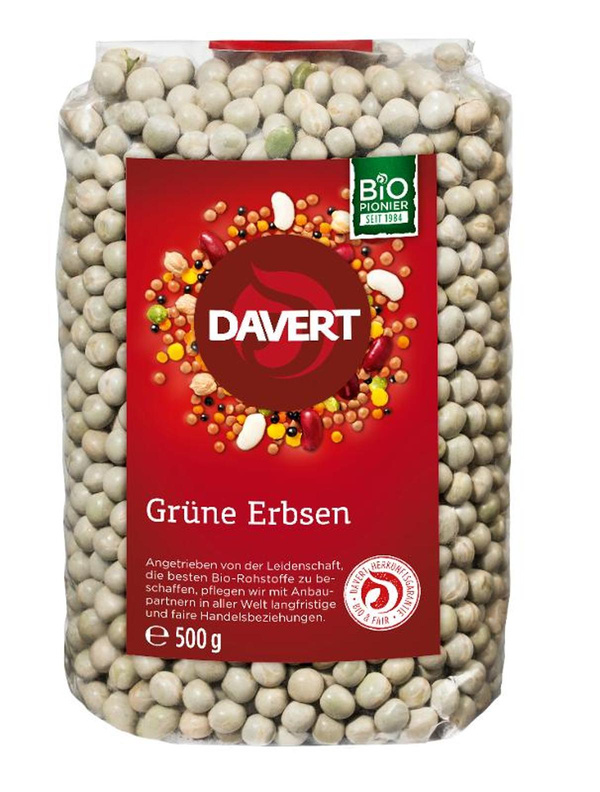 Produktfoto zu Grüne Erbsen 500g