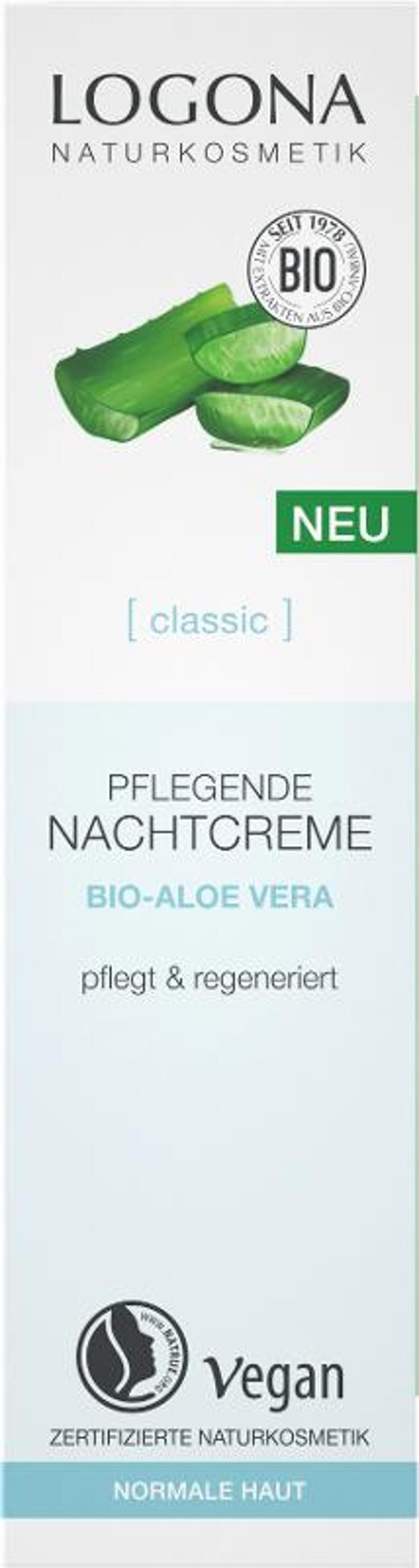 Produktfoto zu [classic] Pflegende Nachtcreme Aloe Vera 30ml