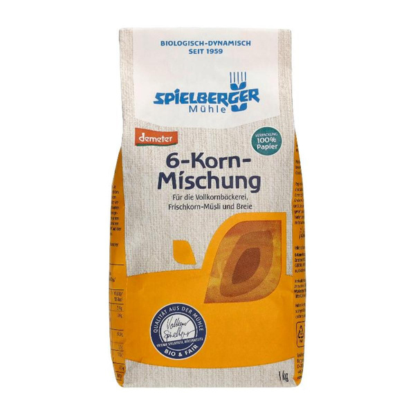 Produktfoto zu 6-Korn-Mischung 1kg