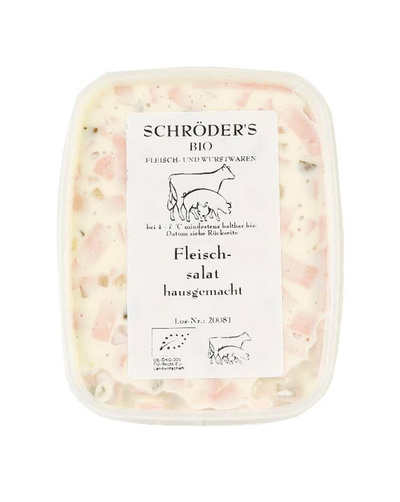 Produktfoto zu Fleischsalat 150g (MHD nur 4 Tage!)
