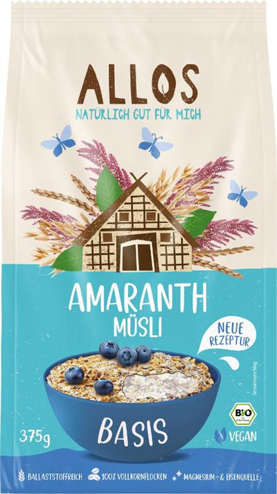 Produktfoto zu Amaranth Basis-Müsli 375g