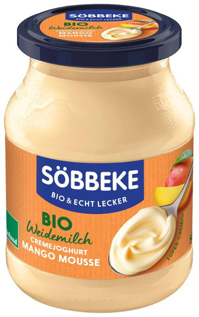 Produktfoto zu Weidemilch Cremejoghurt mild Mango Mousse 500g