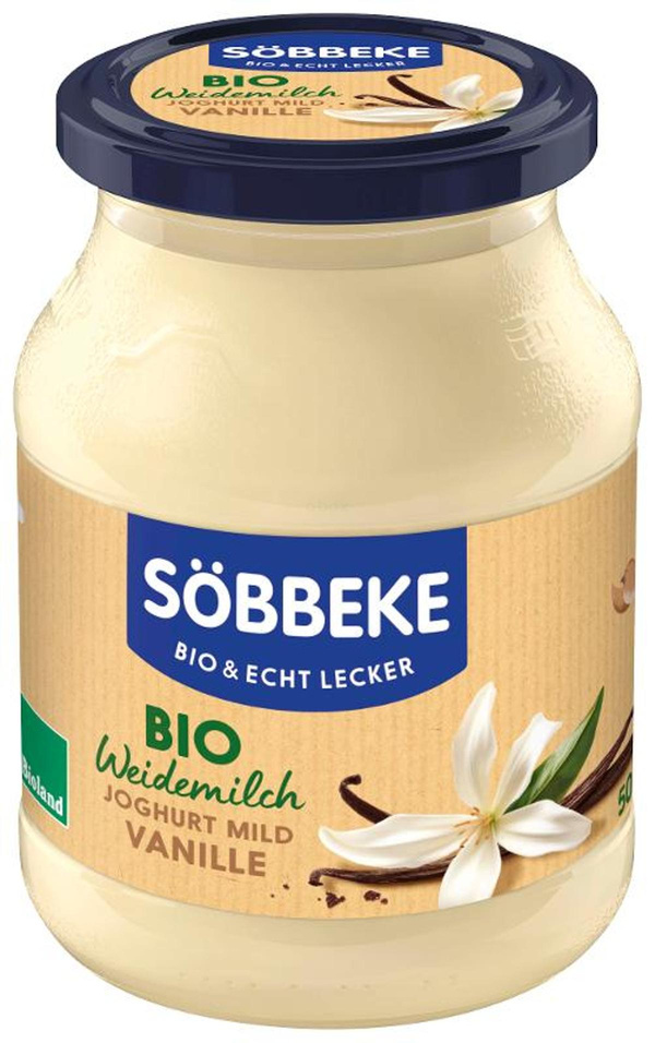 Produktfoto zu Weidemilch Joghurt mild Vanille 500g