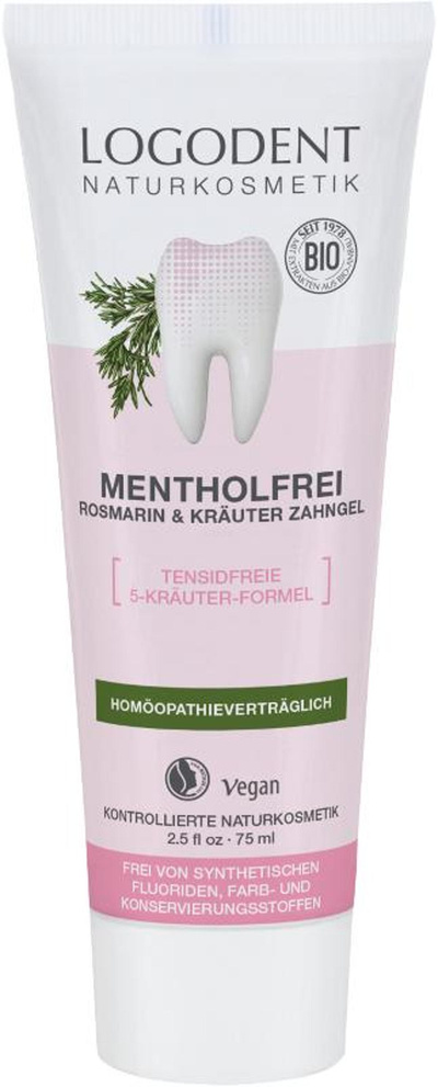 Produktfoto zu MENTHOLFREI Rosmarin & Kräuter Zahngel 75ml