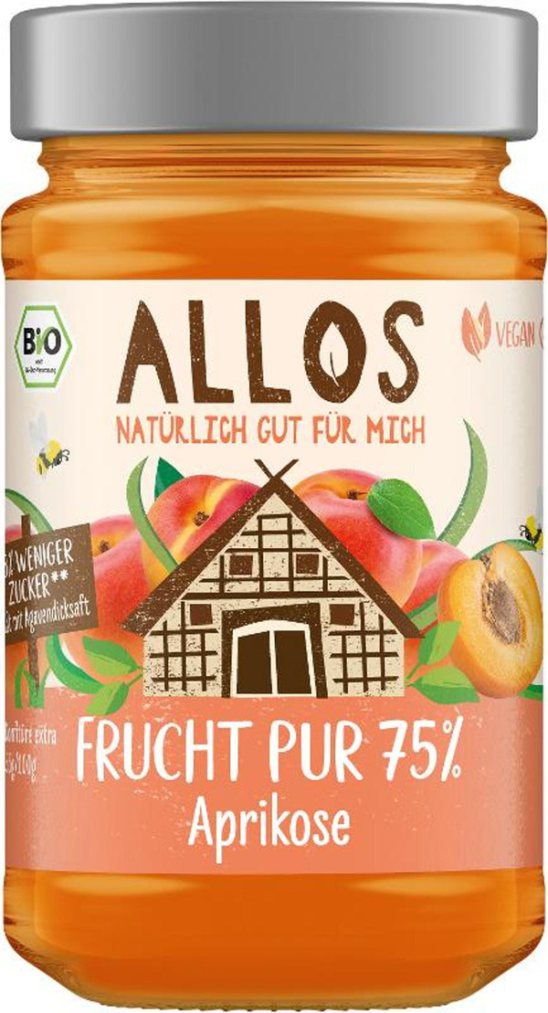 Produktfoto zu Frucht Pur 75% Aprikose 250g