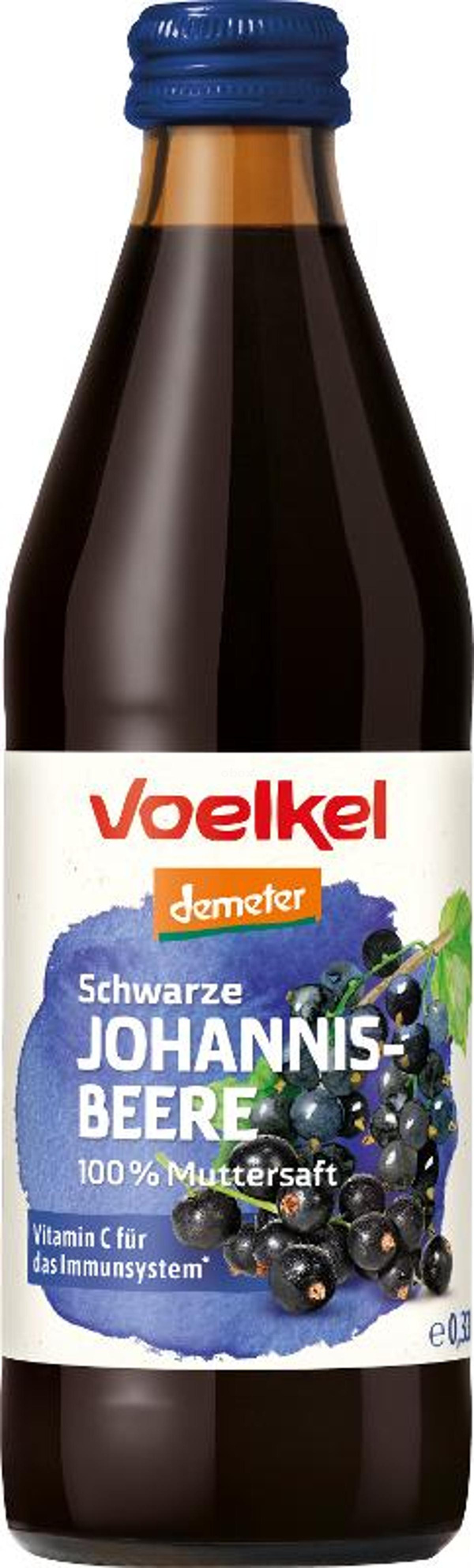 Produktfoto zu Heimische Schwarze Johannisbeere 100% Muttersaft 0,33L