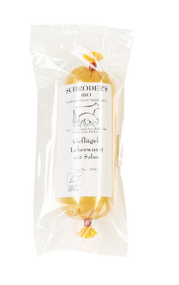 Produktfoto zu Geflügel Leberwurst 120g