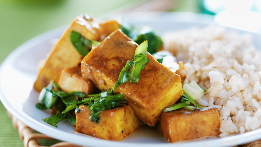 Rezeptbild für Thailändisches Curry mit Austernpilzen und Tofu