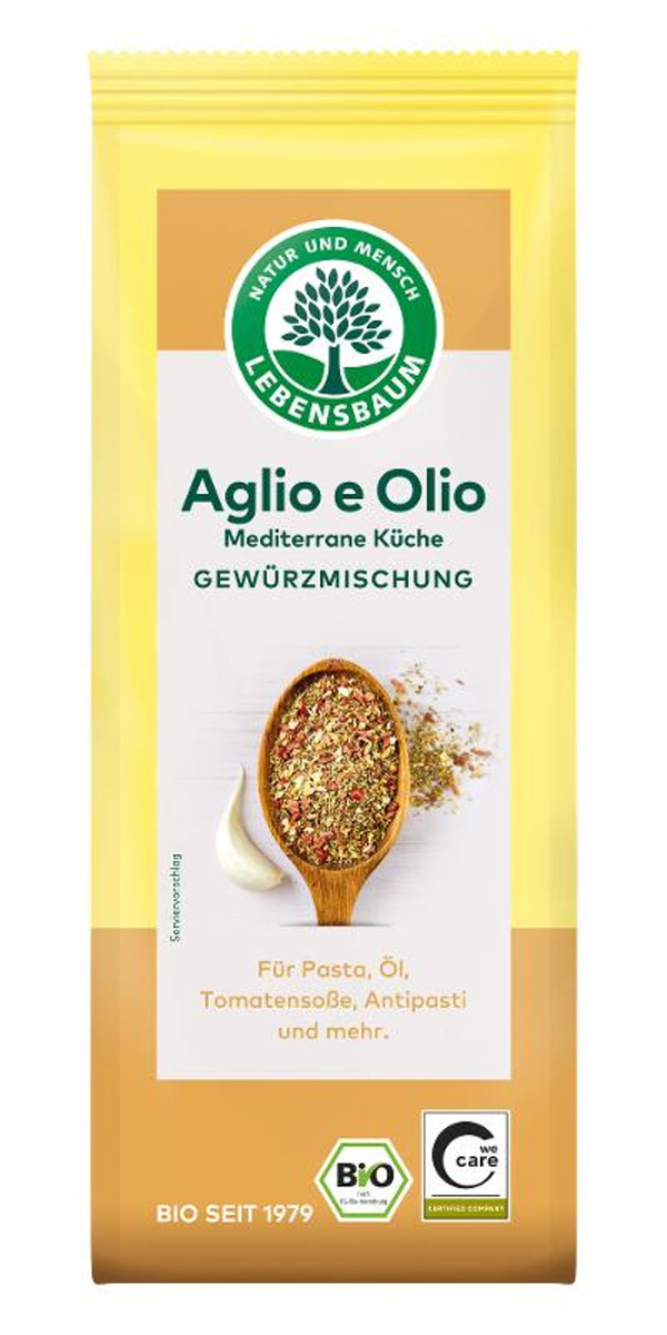 Produktfoto zu Aglio e Olio Gewürzmischung 40g