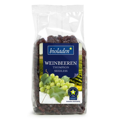 Produktfoto zu Weinbeeren "Thompson Seedless" 250g