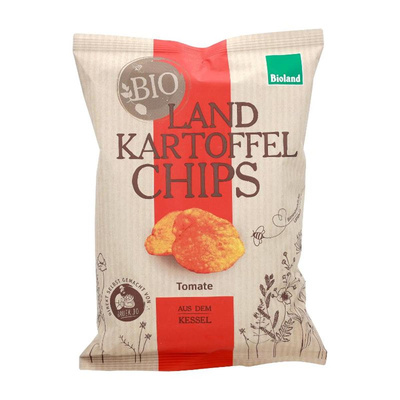 Produktfoto zu Landkartoffelchips Tomate 125g