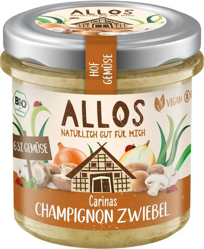 Produktfoto zu Brotaufstrich "Carinas Champignon Zwiebel" 135g