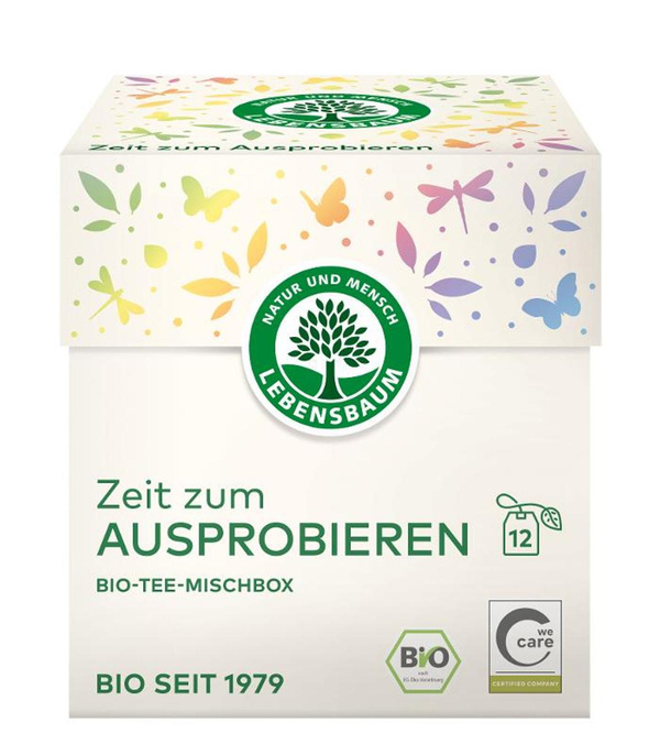Produktfoto zu Tee-Mischbox Zeit zum Ausprobieren 12 Beutel