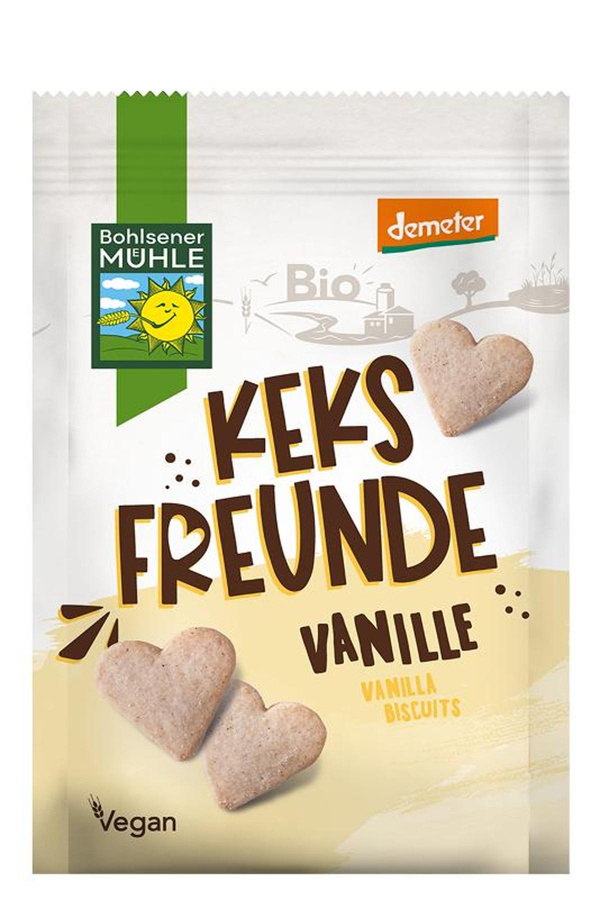 Produktfoto zu Keks Freunde Vanille 125g
